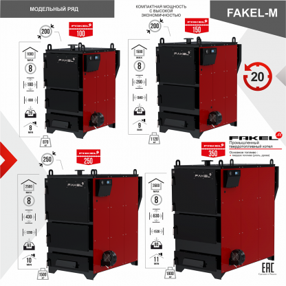 Котел отопительный полуавтоматический  FAKEL-M M1 250 кВт – фото 3