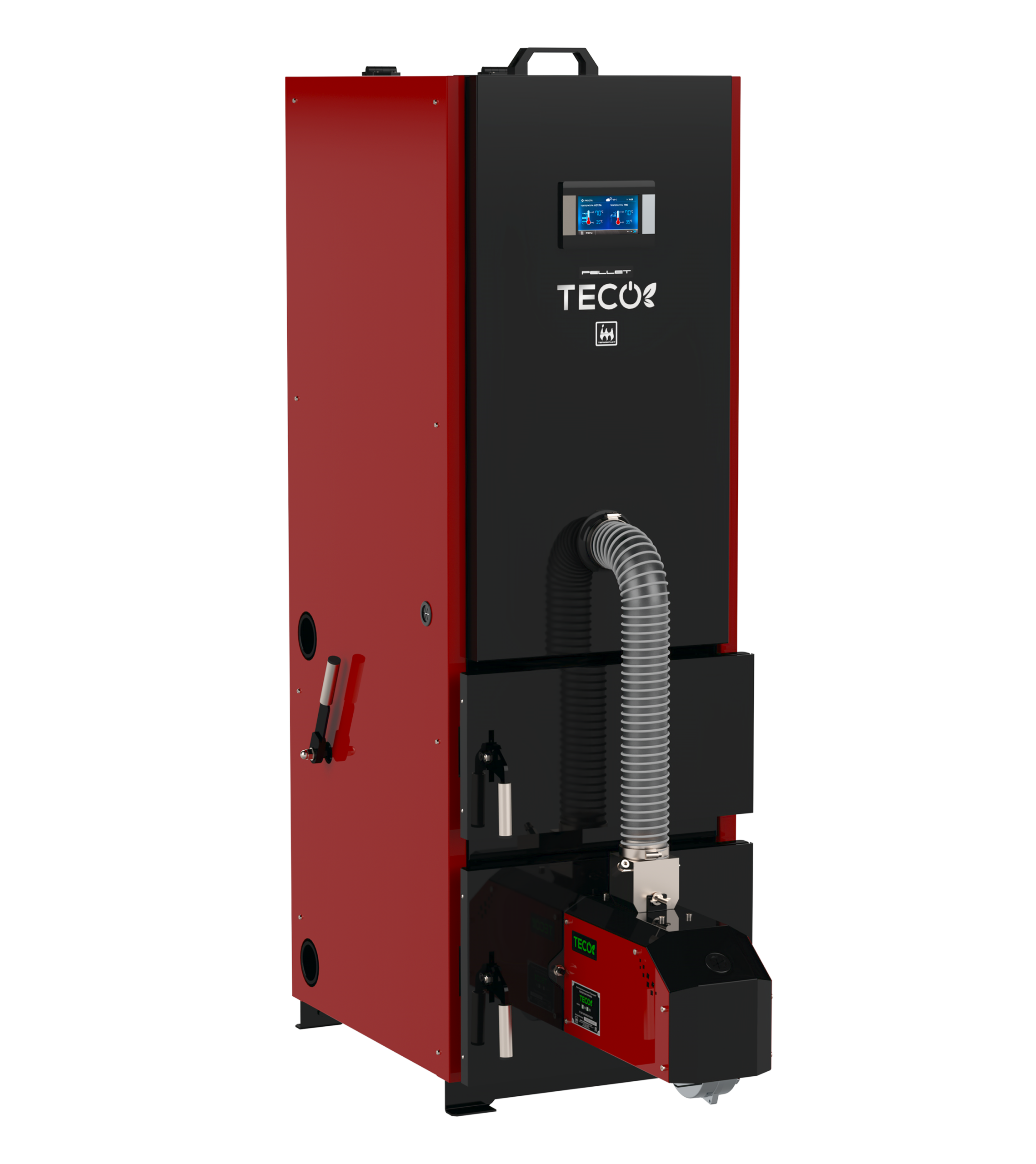 Котел автоматический пеллетный TECO 15 кВт Котел автоматический пеллетный TECO 15 кВт – фото 2