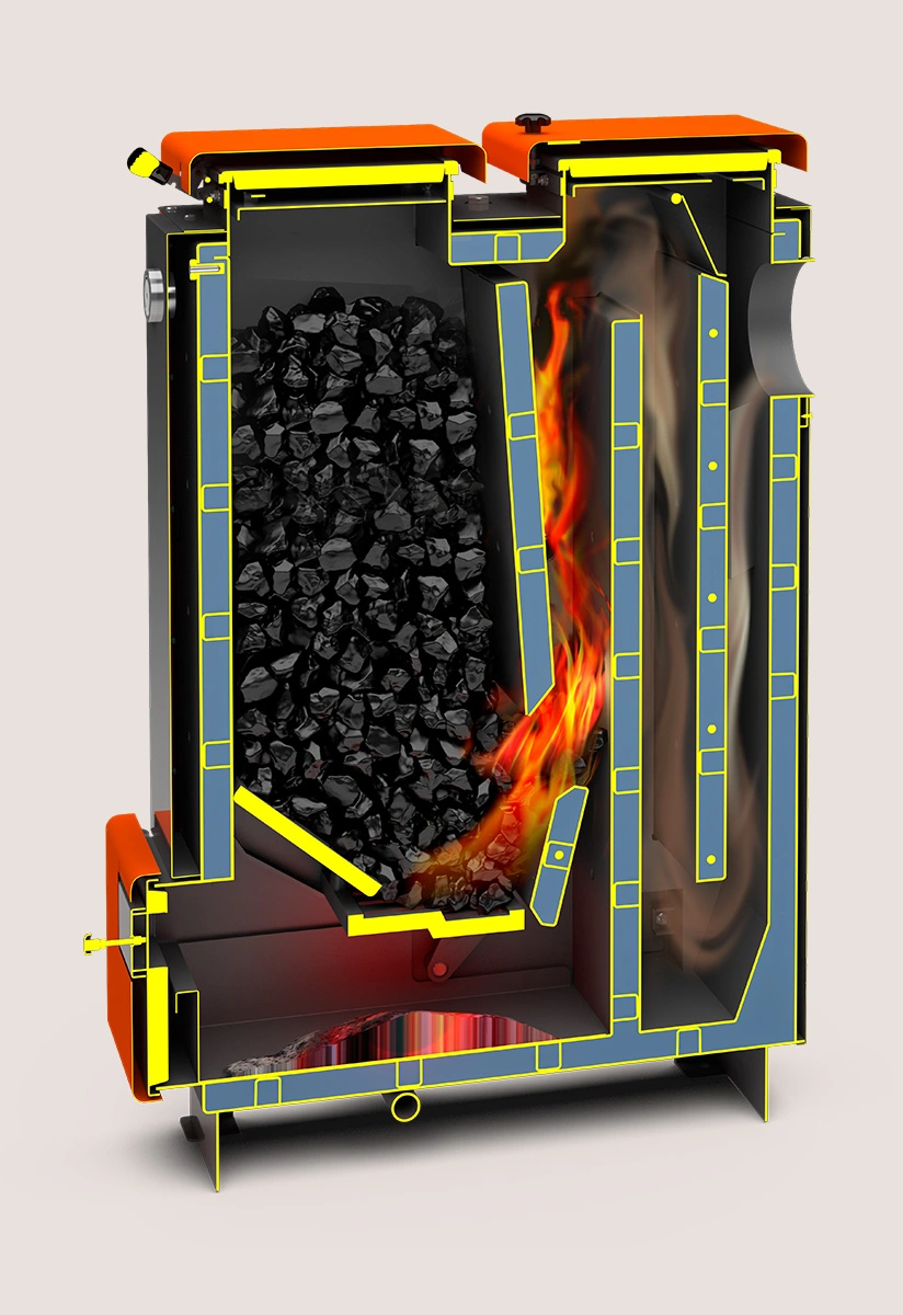 Твердотопливный котел Куппер КАРБО-26 (2.0) Твердотопливный котел Куппер КАРБО-26 (2.0) – фото 3