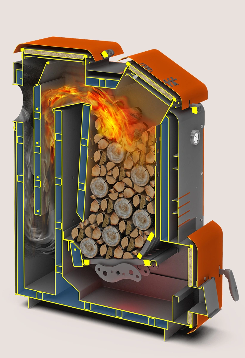 Твердотопливный котел Куппер Мега-20 Твердотопливный котел Куппер Мега-20 – фото 3