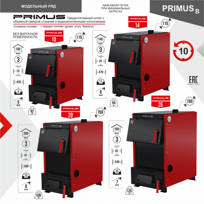 Котел твердотопливный PRIMUS B 26 кВт – фото 2