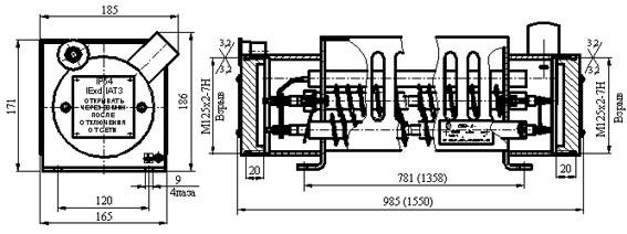 Обогреватель взрывозащищенный ОВЭ-4-2,0 кВт Обогреватель взрывозащищенный ОВЭ-4-2,0 кВт – фото 7