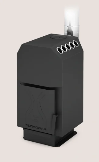 Отопительная печь ТОП-модель-140 со стальной дверцей – фото 11