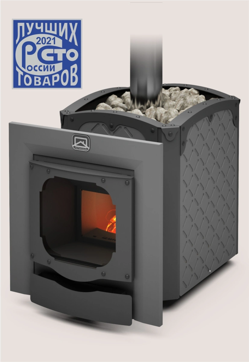 Печь для бани Былина-18 Ч Панорама (1.2) Печь для бани Былина-18 Ч Панорама (1.2) – фото 2