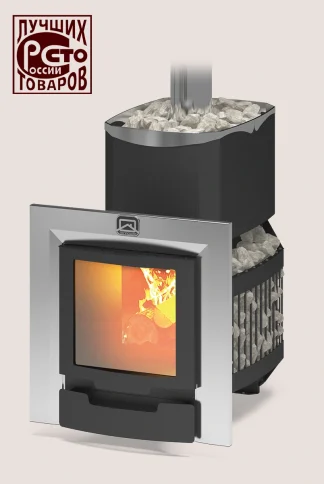 Печь для бани Русь-сетка 12 Л Панорама – фото 3