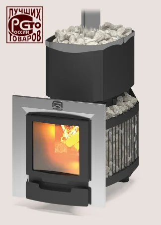 Печь для бани Русь-сетка 25 Л Панорама – фото 9