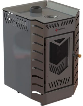 Печь-камин Аляска Базальт (с накопителем тепла) – фото 15