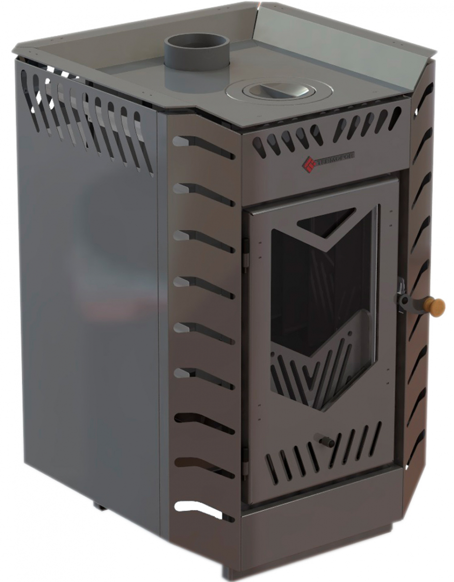 Печь-камин Аляска Базальт (с накопителем тепла) Печь-камин Аляска Базальт (с накопителем тепла) – фото 2