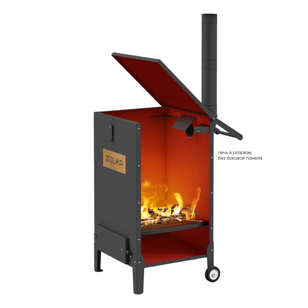 Печь ZOLKA для сжигания мусора Печь ZOLKA для сжигания мусора – фото 5